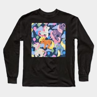 My little pony retro pattern. Long Sleeve T-Shirt